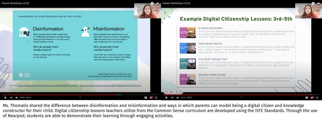 Parent Workshop - Ms. Thomatis - 2 slides